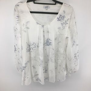 Rosemarine Made in Italy Silk Blouse